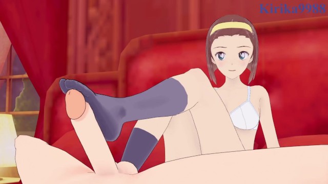 Sonoko Suzuki ve ben yatak odasında yoğun seks yapıyoruz. – Dedektif Conan Hentai