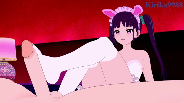Yumechi ve ben bir aşk otelinde yoğun seks yapıyoruz. – Akiba Maid War Hentai