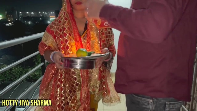 2023 Karwa Chauth orucunu bozduktan sonra karı koca Chudai