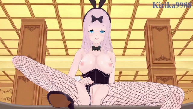 Chika Fujiwara ve ben kumarhanede yoğun seks yapıyoruz. – Kaguya-sama Love Is War Hentai