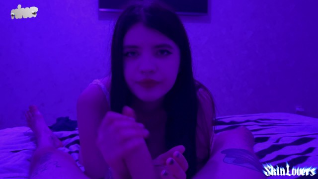 Neon ışıklarla harika seks SkinLovers
