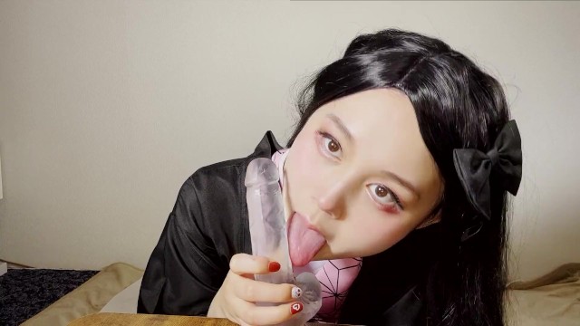 Japon otaku kızı N*zuko kostümüyle mastürbasyon yapıyor.💕hentai