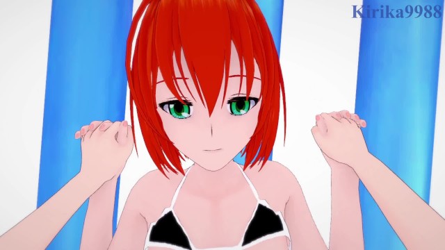 Chise Hatori ve ben sahilde yoğun seks yapıyoruz. – The Ancient Magus' Bride Hentai