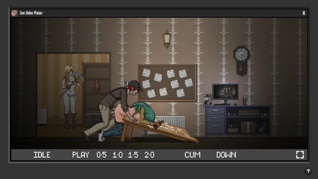 Bir hayalet bizi kovalarken kız asistanlarımla sevişiyorum. hentai oyun galerisi sansürsüz