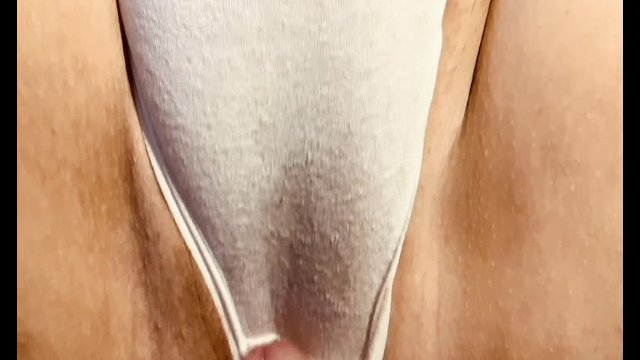 Tıraşsız am, külota boşalma, ev videosu