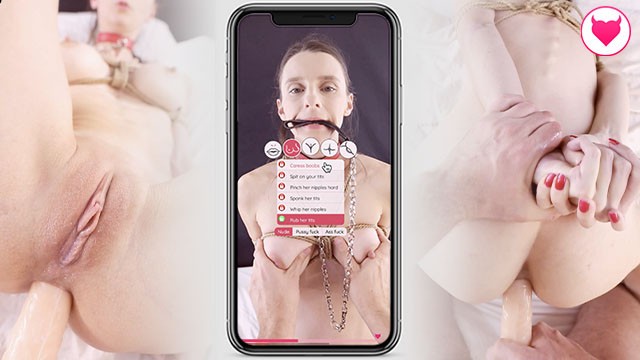 yüzlerce aksiyon, Fransız Pauline Cooper'ın küçük köleniz olduğu BDSM porno simülatörü!