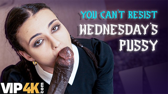 VIP4K. LİSPY WEDNESDAY, BABASININ SİKİNİ, ONU KALTAKIYMIŞ GİBİ EMDİ