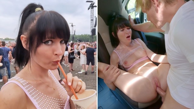 Festival Kızı Karavanda Sertçe Sikildi!!! Büyük Sıçrayan Amına Çift Sperm