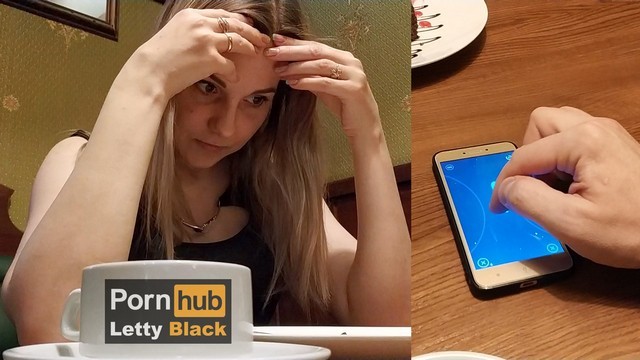 Kamusal Alanda Uzaktan Vibratör – Letty Black