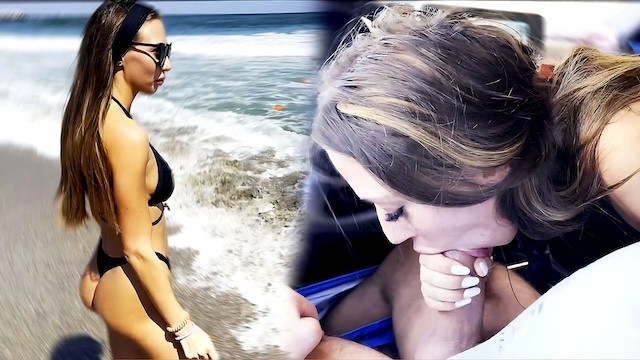 Plaj Gezisi Arabada Sperm Yutmayla Sonuçlandı | Laura Quest (Tam Video)