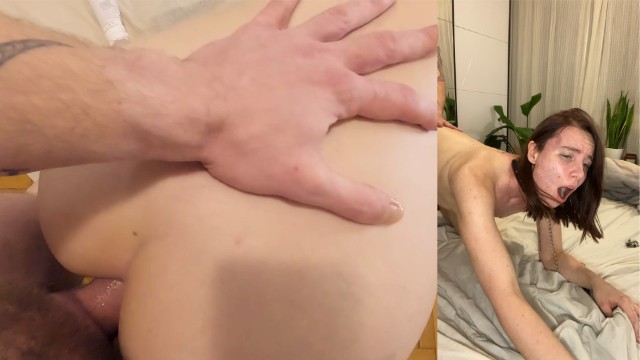 Kocaman aletini götümden sikmek için açtım ama boşalmasına izin verilmedi. Çoklu anal orgazmlar!